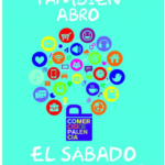 El sábado 9 de abril, abrimos por la tarde